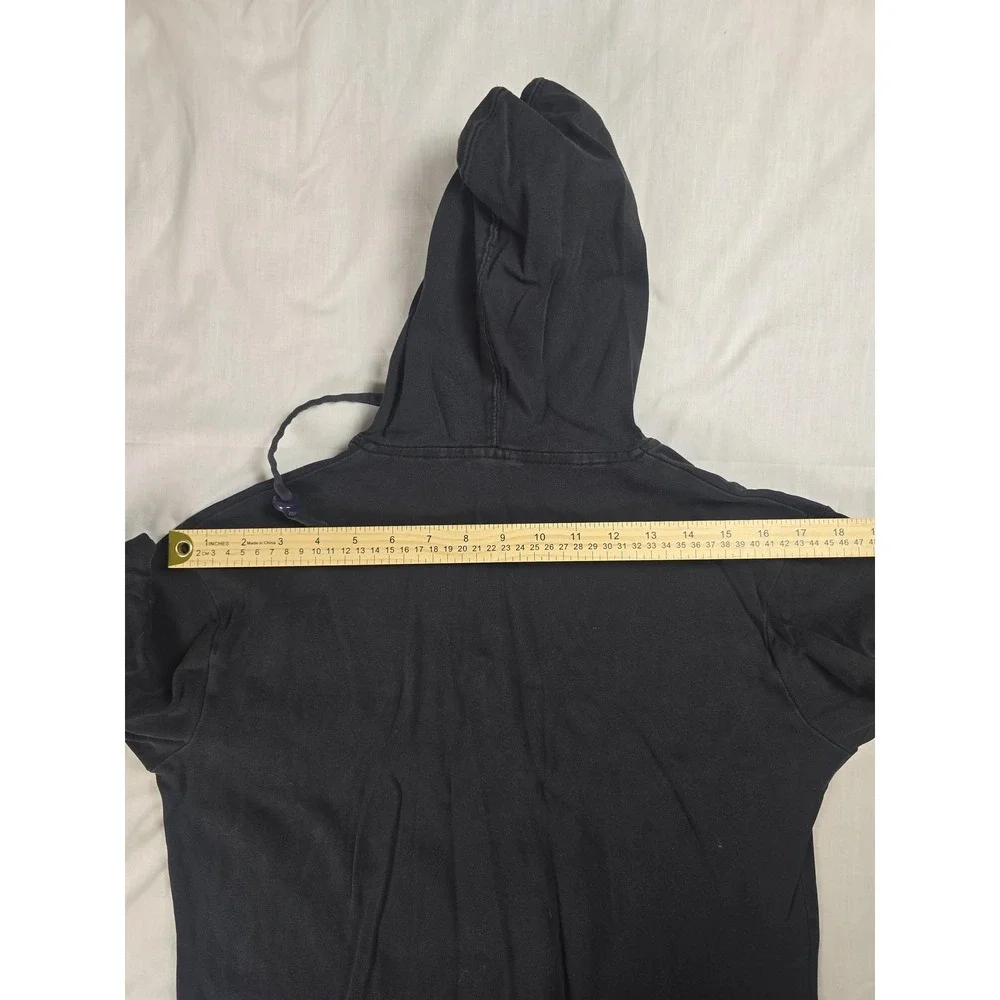Vintage Polo Ralph Lauren Polo Sport Hoodie Mens Large Black Full Zip USA Flag